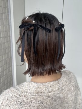 シャルムバイケンジ(Charm.by KENJE) 【ハーフツイン】結婚式/お呼ばれヘア/銀座/有楽町/ヘアアレンジ