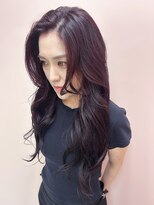 ルーム シンサイバシ(room shinsaibashi)&nbsp;ブリーチなしワインレッド×大人韓国ロングレイヤー　Sakura