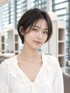 ライズ ネックス ザ サロン 渋谷(LIZE nex the salon) 小顔ショート【#渋谷駅 #ショート #ショートボブ】