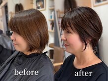 ウォーターリリー 川西店(Water Lily)の雰囲気(ヘアリセッターの得意な美容室。スタイリスト全員習得済み。)