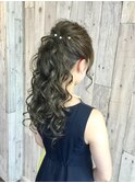 結婚式やパーティー イベントのヘアセットはムーン岡山にどうぞ