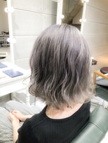 デイズ(days)&nbsp;アッシュグレージュ透明感カラー　ワンレンボブヘア
