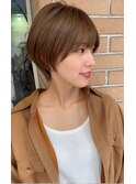 ナチュラルフィットの大人可愛いショート