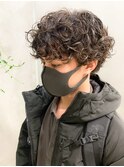 メンズマッシュ、メンズパーマ、くるくるパーマ、強めパーマ