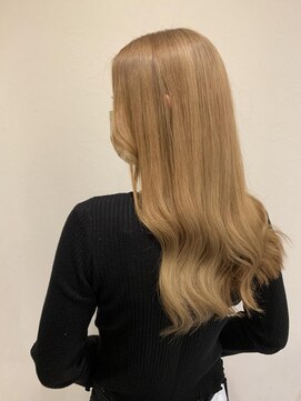 ヘアスタジオ マテリアル 中央駅店(hair studio Material) ミルクティーベージュ