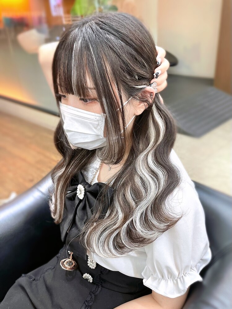 シールエクステ 52 鮮やか ロングストレート カラーエクステ 