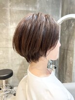 モールヘア 武庫之荘店(MOOL hair) 大人ショートヘアイルミナカラーグレーベージュ/