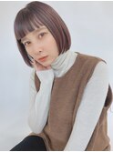 大人艶カラー/アゴラインミニボブ