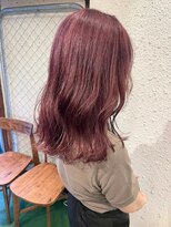 マジコ 下北沢本店(Magico) ダブルカラーピンクベージュケアブリーチハイトーン髪質改善