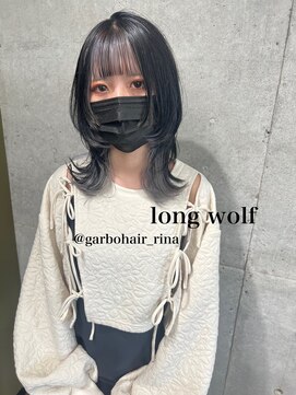 ガルボヘアー 名古屋栄店(garbo hair) ウルフ　ミディアムウルフ　カラー　レイヤー　ガルボヘアー