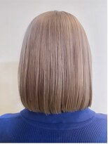 ヘアーブレイス(hair brace)&nbsp;ブリーチ一回ピンクミルクティーベージュ　stylist聖斗