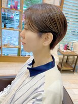 ネオリーブ アンド 渋谷店(Neolive &)&nbsp;斜めバング/グレージュカラー/シルキーベージュ/韓国/渋谷