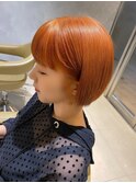 オレンジ×ショートボブ♪ 《earth_aoyagi0415》