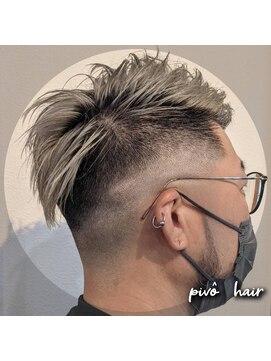 ピヴォヘアー(pivo hair) ハイトーンカラー シルバーカラー ケアブリーチ フェード