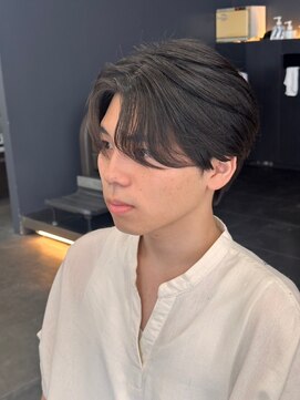 バース 河原町店(BIRTH) 曲がる縮毛矯正韓国風センターパート