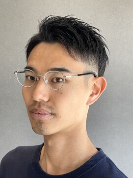 ポルテオムプレス(PORTE HOMME PRES) ツーブロック/アップバング/スタイリッシュ/ショートスタイル