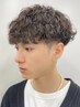 メンズカット+フルカラー+パーマ￥14000(秋田/メンズパーマ/フェード)