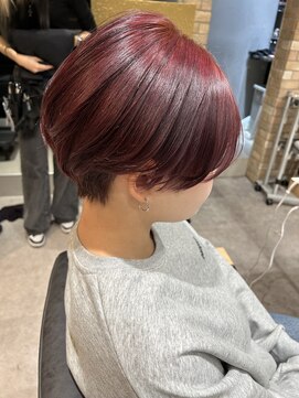 ゼスト 三鷹店(ZEST) チェリーレッド×ミニマムショート　三鷹/吉祥寺　清