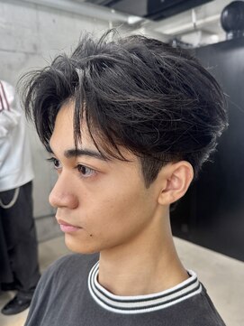 フイ 代々木(Hui) ハイトーンカラー/マッシュパーマ/アースカラー/men's/