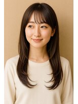 ヘヤ(heya) さらツヤレイヤーストレート