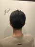 【メンズメニュー】カット+オーガニックカラー+シェービング ￥17250