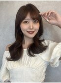 *韓国風くびれヘア×ココアブラウン【新宿/韓国ヘア】