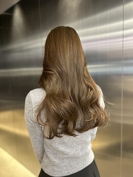 ペレ 栄店(PELE) ホワイトグレージュ/デジタルパーマ/チェリーブラウン/栄