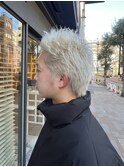 スパイキーショート/メンズカット/メンズショート/ブリーチ