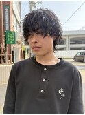波巻きウルフパーマ