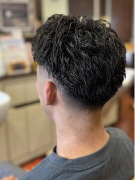 スカイ 亀戸店 (sky) ハイライト/マッシュパーマ/アッシュブラック<理容室>[亀戸]