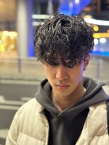 ヒロギンザ 銀座一丁目店(HIRO GINZA)&nbsp;【波巻きスパイラル】王道マッシュ×ウェット質感！無造作パーマ