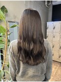 〈天六美容室〉 オリーブグレージュ ロング