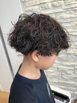 宇都宮men'sメンズパーマ波巻きスパイラルパーマ波巻きパーマ