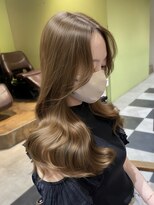 ニューヨークニューヨーク 梅田茶屋町店(NYNY)&nbsp;ダブルケアカラー　ブリーチなしベージュ　ベージュブラウン