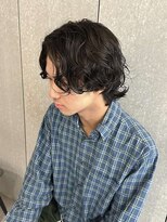 ニアウ 太田店(Niau)&nbsp;メンズ大人ロングニュアンスパーマ質感重視シャドウパーマ