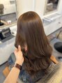 シェリーアール(Sherry/R) ブリーチ無しWカラーでできる赤みのないミルクベージュ♪