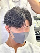 メンズヘアセンス 渋谷(MEN'S HAIR SENSE)&nbsp;ニュアンスパーマ/センターパート/メンズ/眉毛/フェザーパーマ