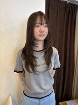 アンサ 長岡天神店(ANSA)&nbsp;韓国風ハッシュカットで叶える小顔×透明感ロングレイヤー