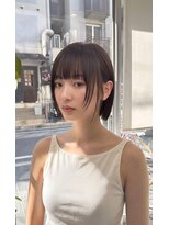 トレ(tre.)&nbsp;艶やかぱっつん前髪ボブ