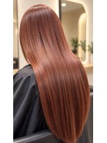 テーラヘアー 我孫子店(TELA HAIR)&nbsp;【暖色カラー】レッドブラウン×髪質改善ロング