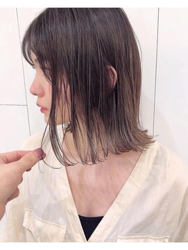 オーク 学芸大学(OAK) 切りっぱなしボブ×透明感グレージュ★多田