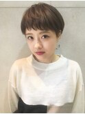 オトナ可愛いマッシュショートボブ