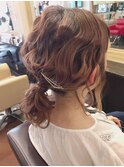 ミディアムボブ☆ルーズアップ