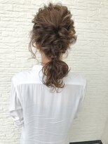 ヘアー アトリエ アンジー(Hair Atelier Angee)&nbsp;編み込みローポニーテールアレンジ☆