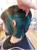 インナーカラー×ネオングリーン【stylist西條】
