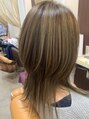 ビューティーサロン ビヴィ(Beauty Salon Bivi)&nbsp;薄いメッシュで立体感あるヘアー＊透明感あるイルミナカラーで♪