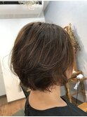 重すぎないショートボブ