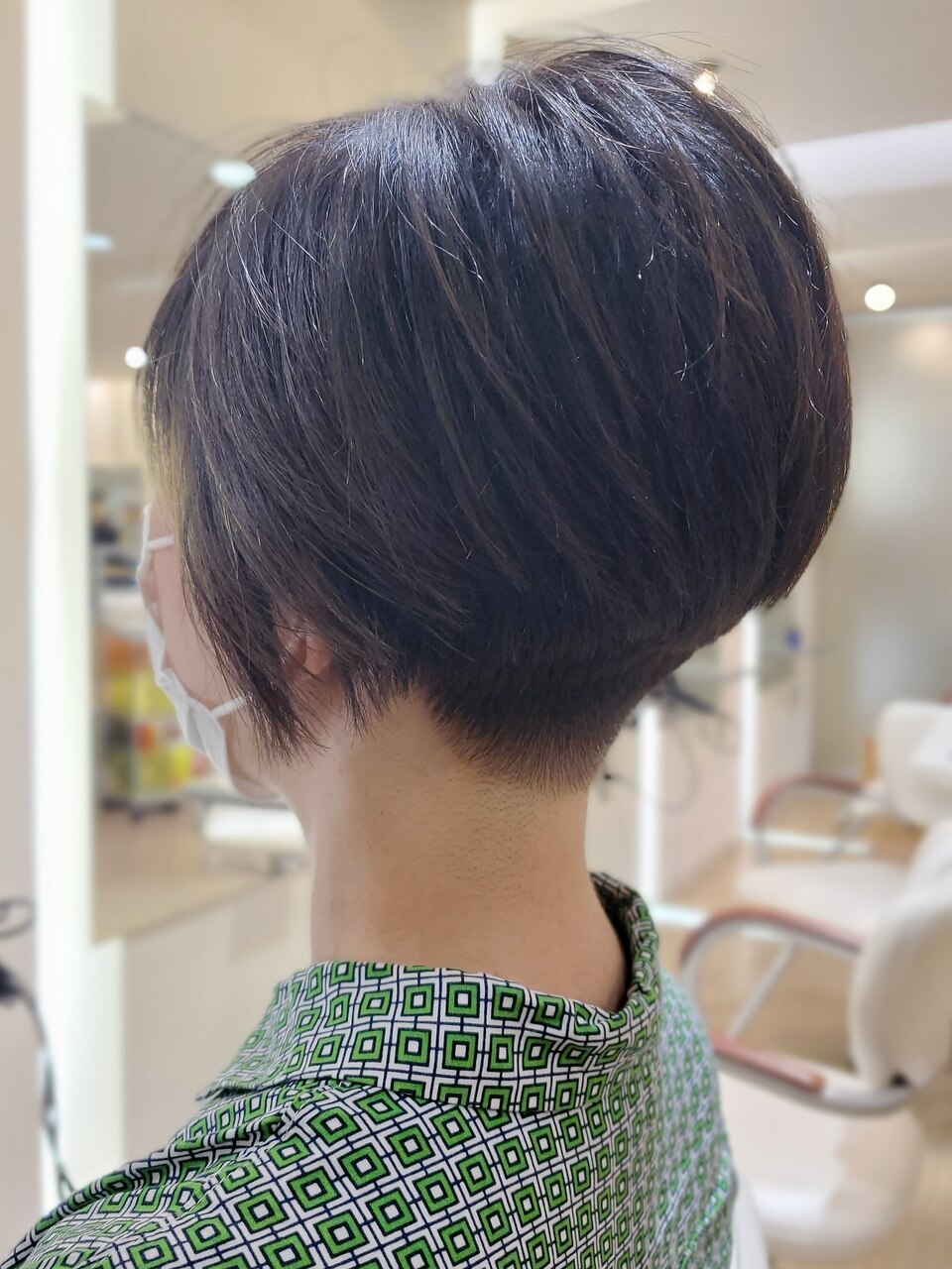 アシンメトリーショートウィッグ❤️黒髪メッシュショート✨ アシンメトリーショートウィッグ❤️黒髪メッシュショート