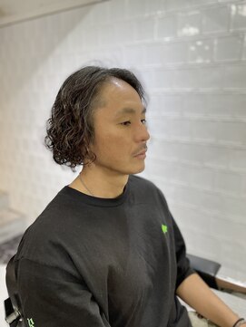 メリケンバーバーショップ フクオカ(MERICAN BARBERSHOP FUK) オトナのスパイラルパーマ