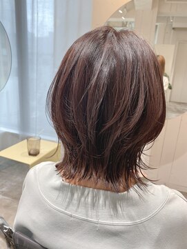 ストレータ バイ マリオ(Strata by mario) 【mami】レイヤーボブ×透明感カラー